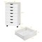 7-Drawer Chest Storage Dresser Floor Cabinet Organizer with Wheels